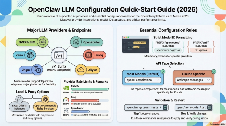 OpenClaw完整模型配置列表